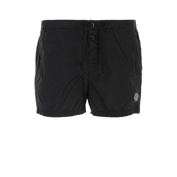 STONE ISLAND Other - Stone Island Men Black Nylon Swimming Shorts